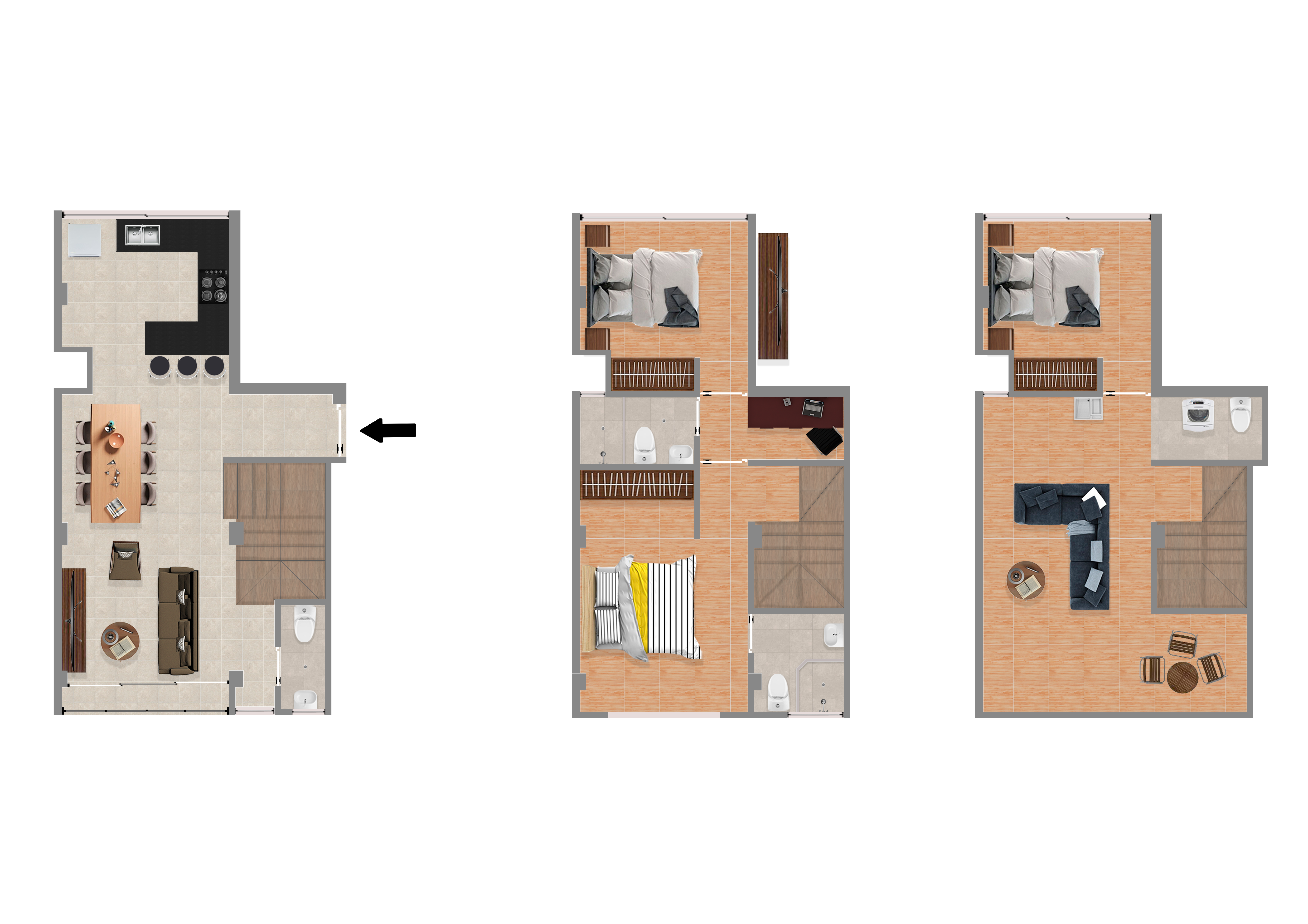 TRIPLEX VISTA PARQUE - ÁREA 125